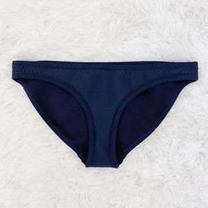 Triangl Navy Stitched Neoprene Bikini Bottoms
